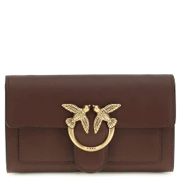 حقيبة كتف بوس توروس من جلد العجل البني