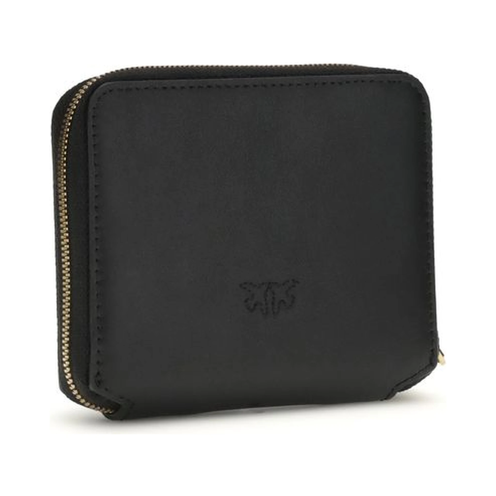 محفظة بوس توروس من جلد العجل الأسود