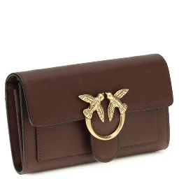 حقيبة كتف بوس توروس من جلد العجل البني