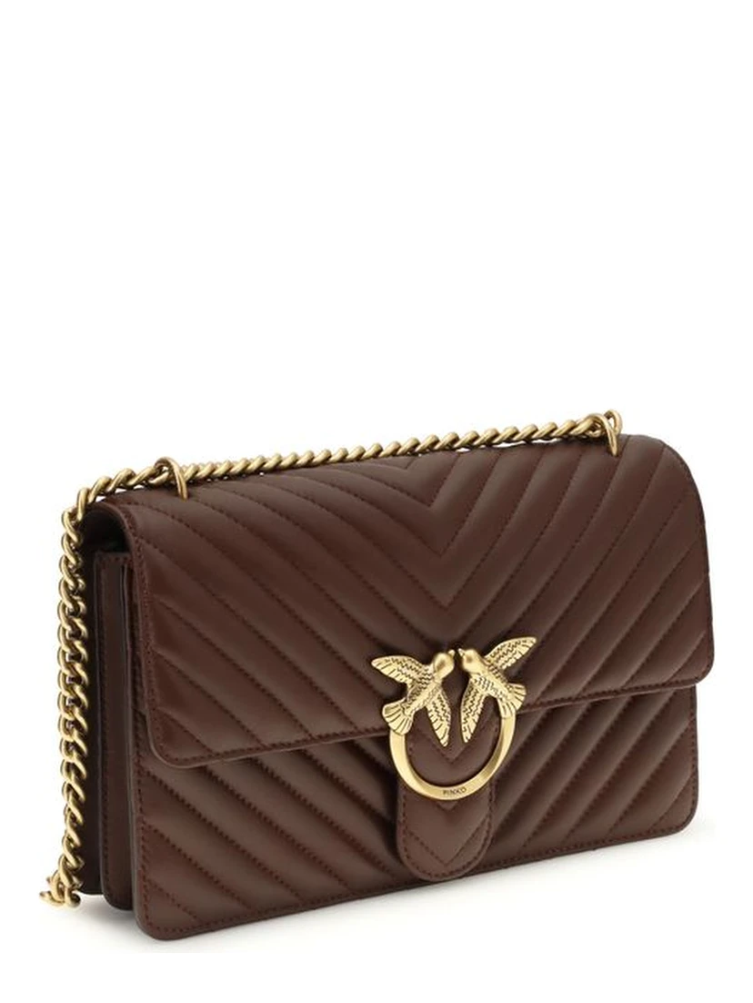 Brown Calf Leather Bos Taurus Shoulder Bag