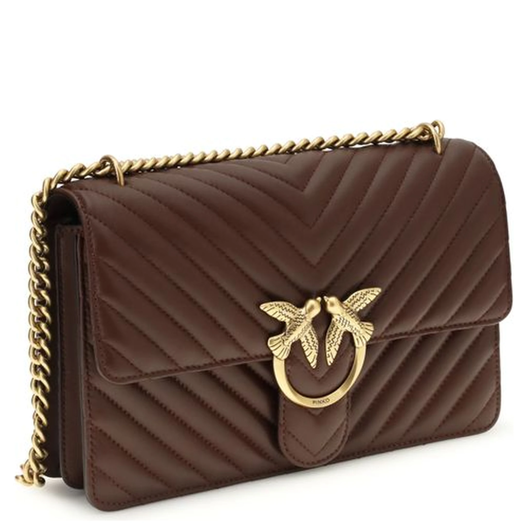 Brown Calf Leather Bos Taurus Shoulder Bag