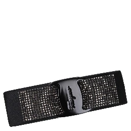 Black Fabric Hair Clip