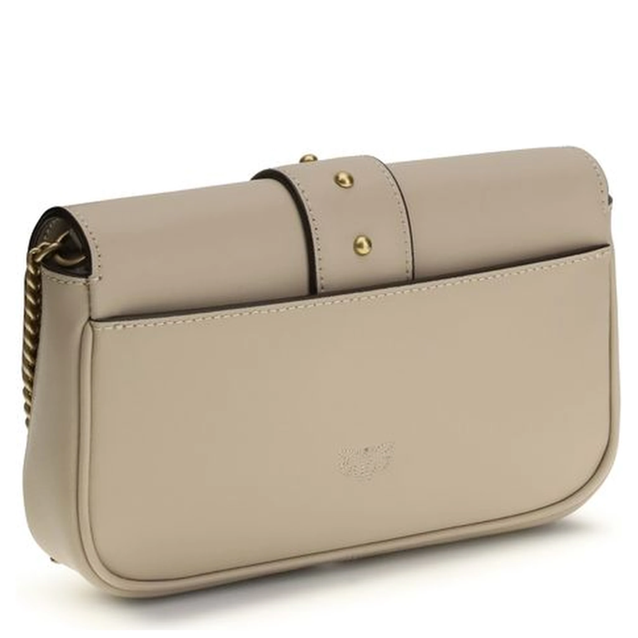 حقيبة كتف بوس توروس من جلد العجل البيج