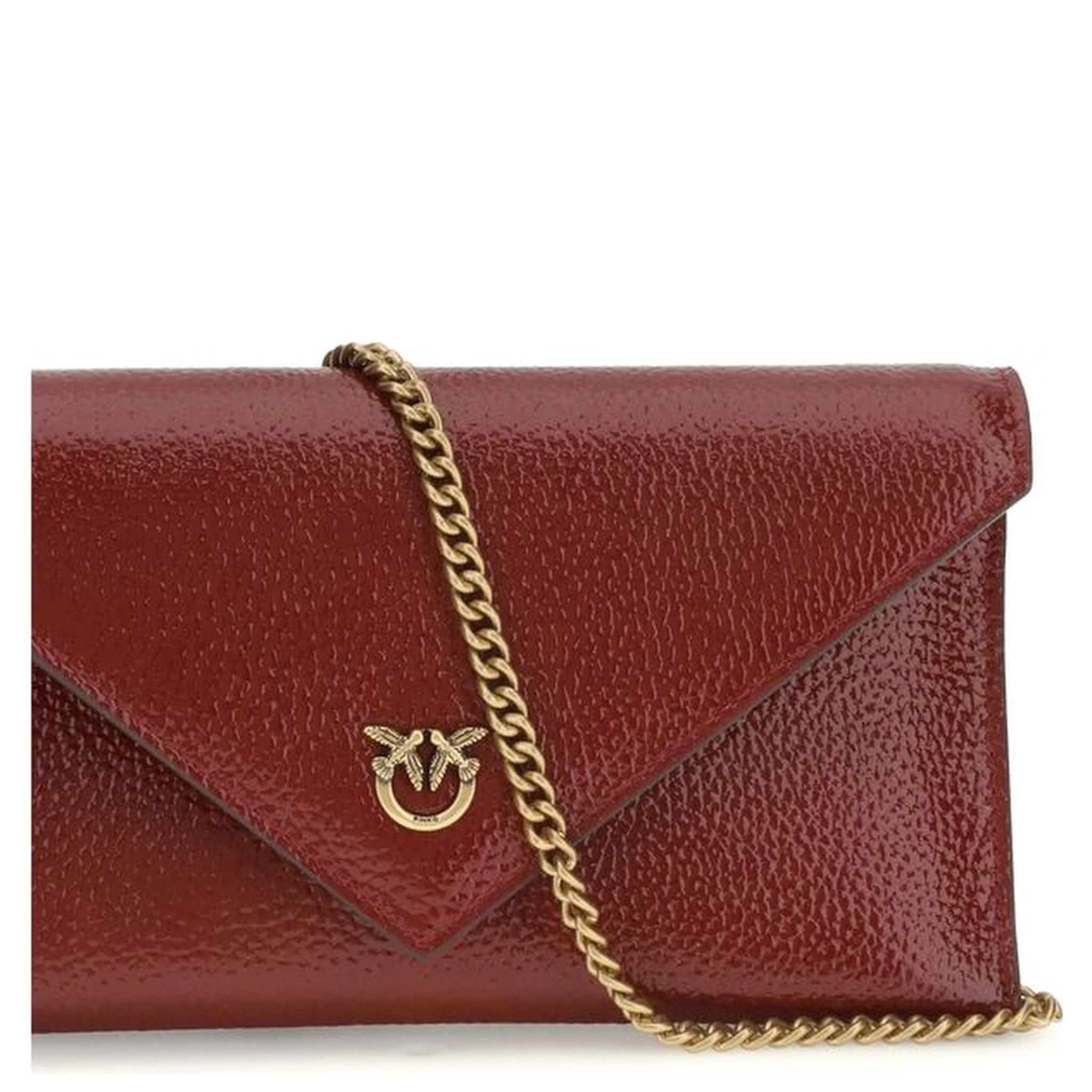 Bordeaux Calf Leather Bos Taurus Shoulder Bag