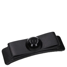 Black Leather Hair Clip