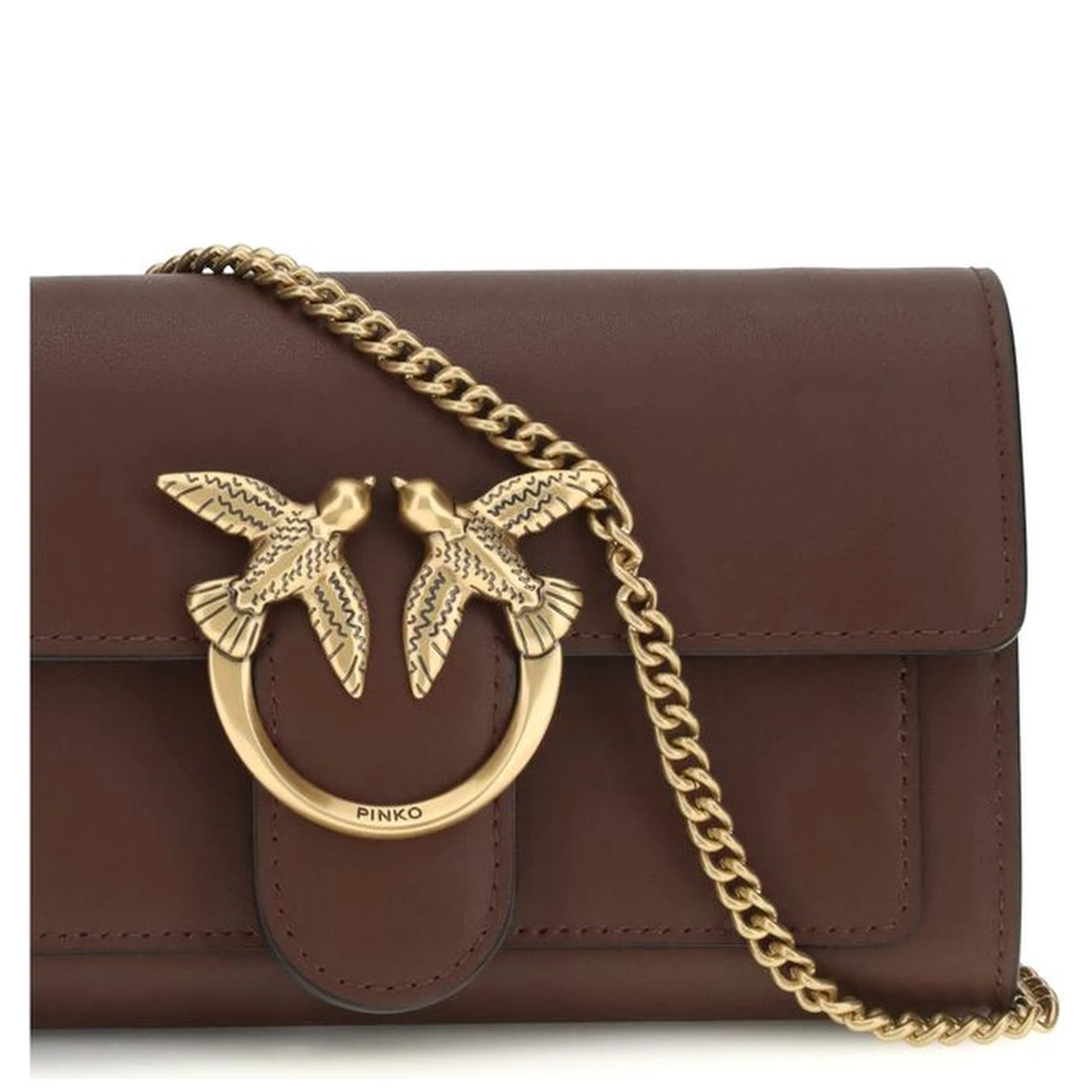Brown Calf Leather Bos Taurus Shoulder Bag