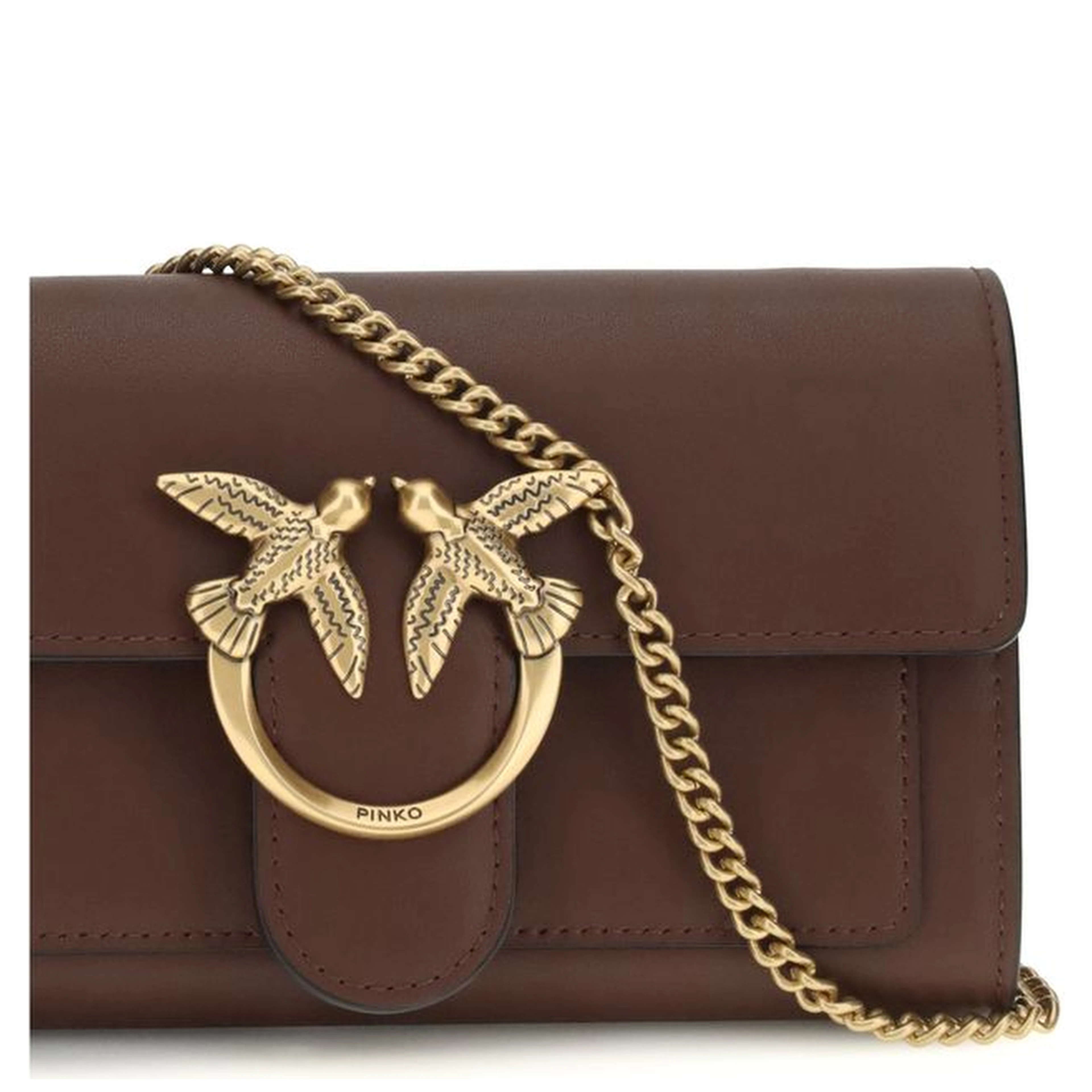 Brown Calf Leather Bos Taurus Shoulder Bag