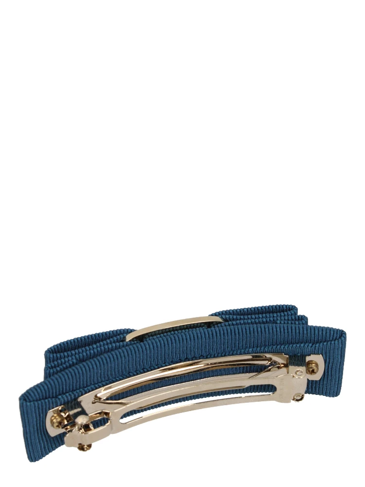 Blue Fabric Hair Bow alternative