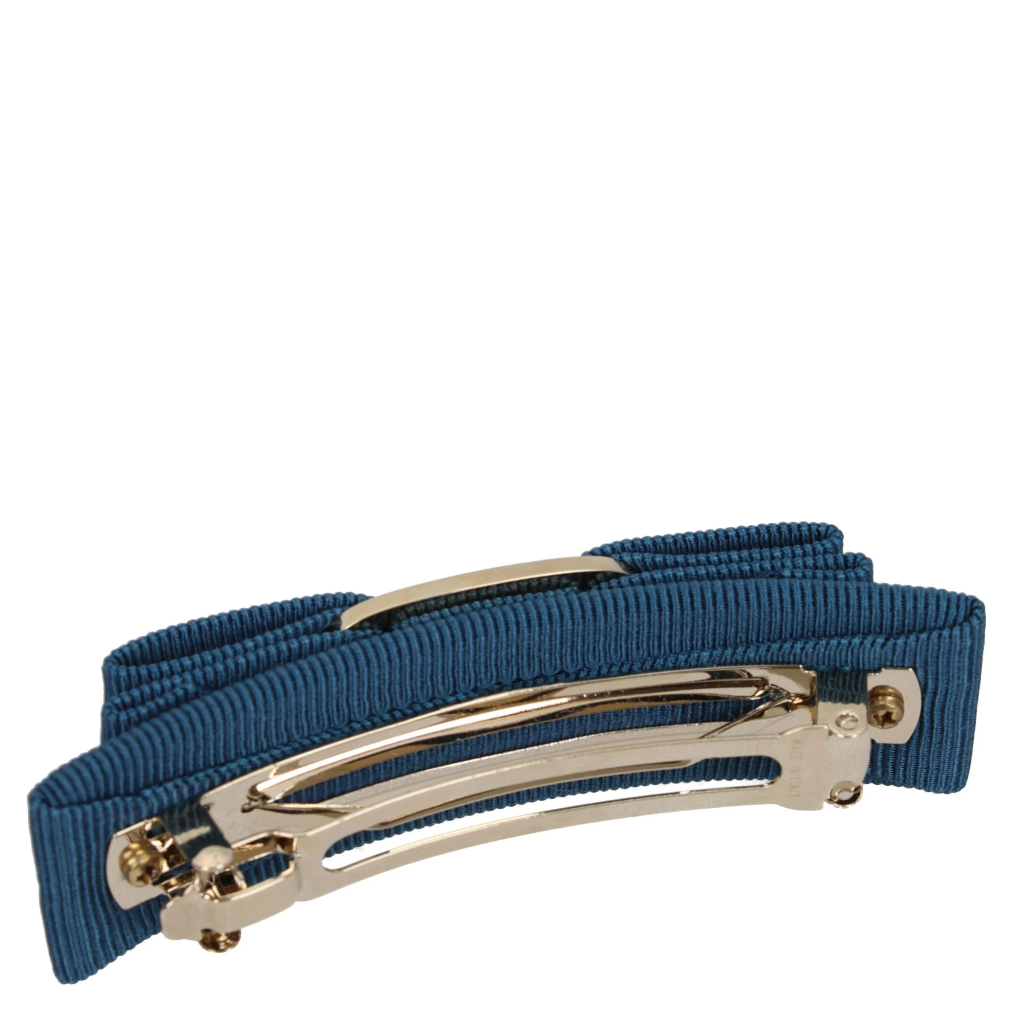 Blue Fabric Hair Bow