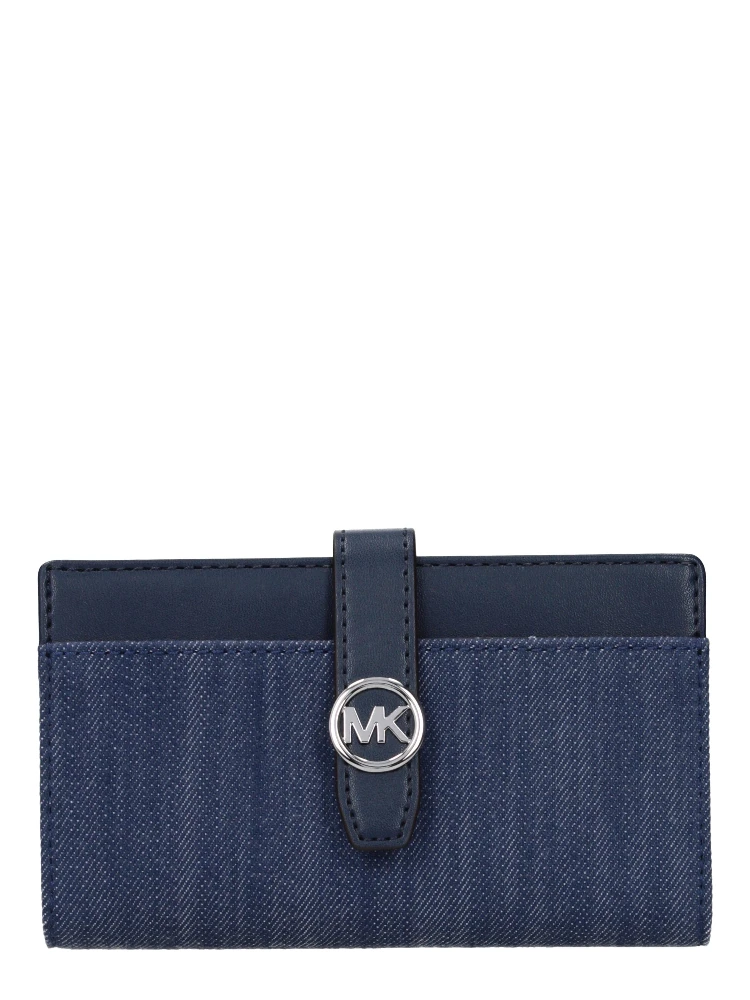 Blue Fabric Wallet