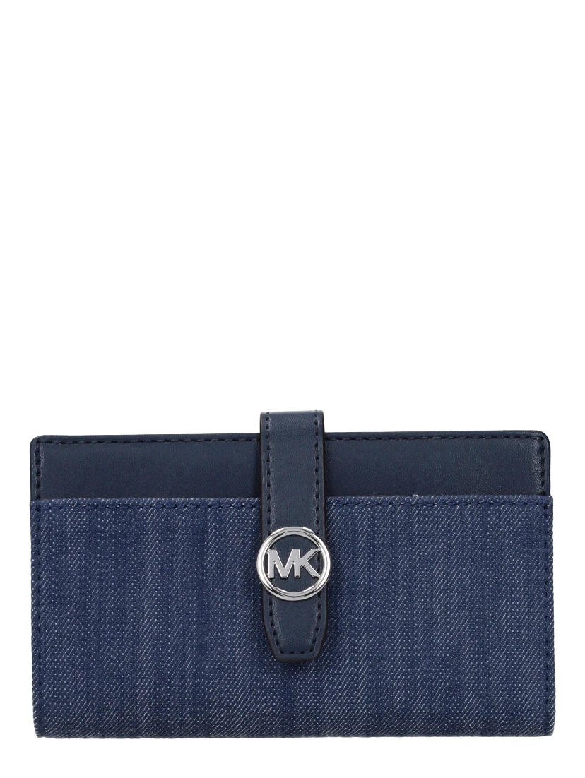 Blue Fabric Wallet