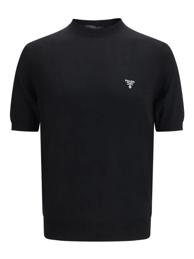 Black Fleece Wool T-Shirt