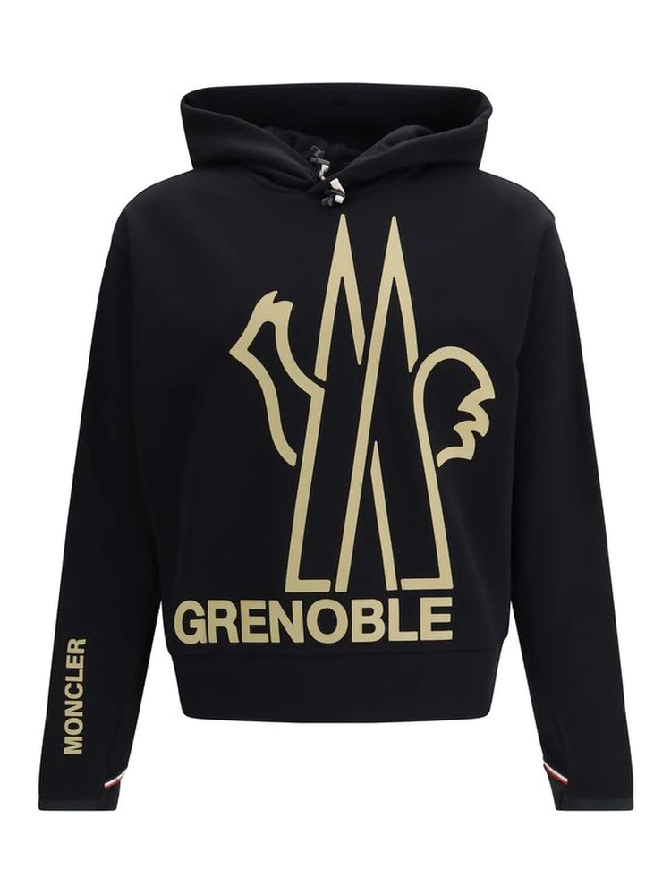 Black Polyester Sweatshirt