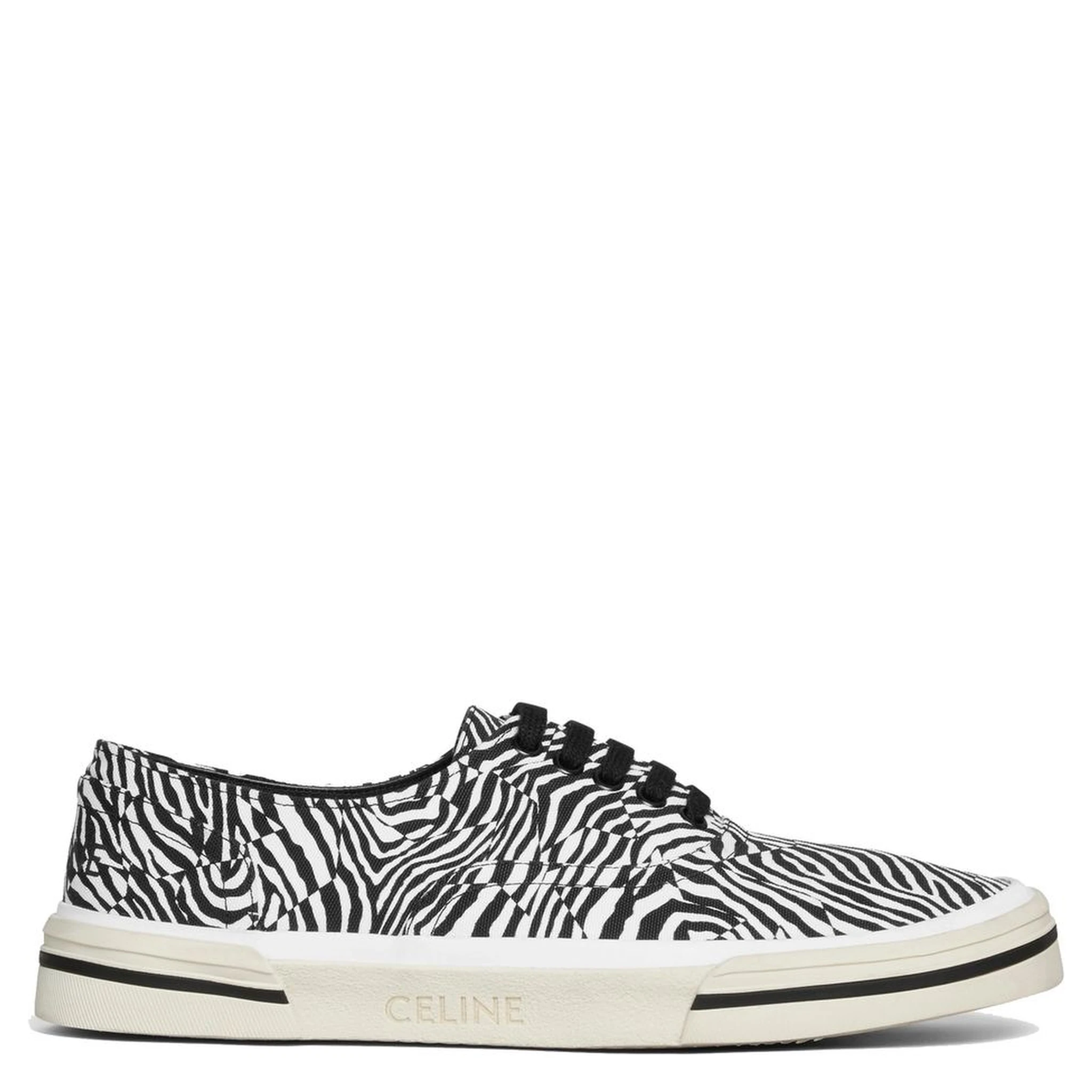 Black Canvas Low Top Sneakers