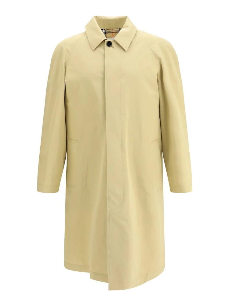 Beige Cotton Trench Coat