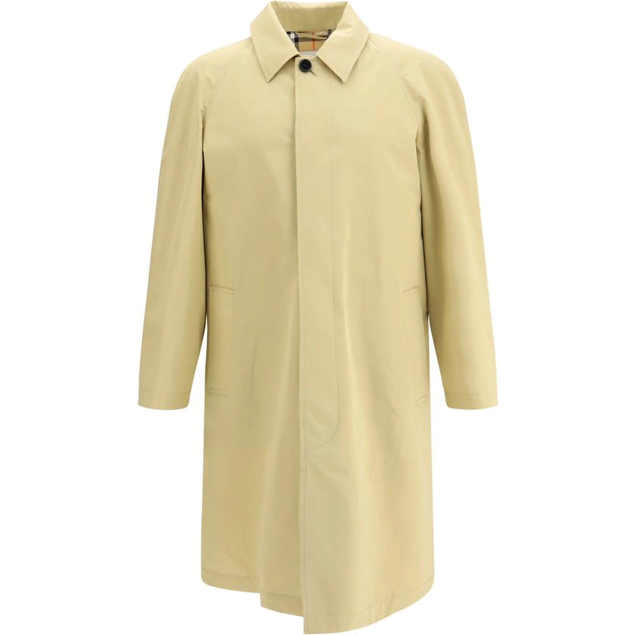 Beige Cotton Trench Coat