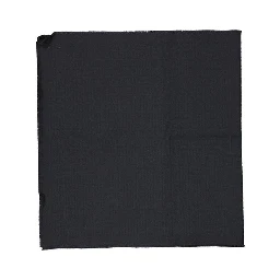 Black Virgin Wool Scarf