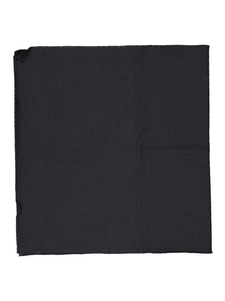 Black Virgin Wool Scarf