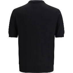 Black Fleece Wool T-Shirt