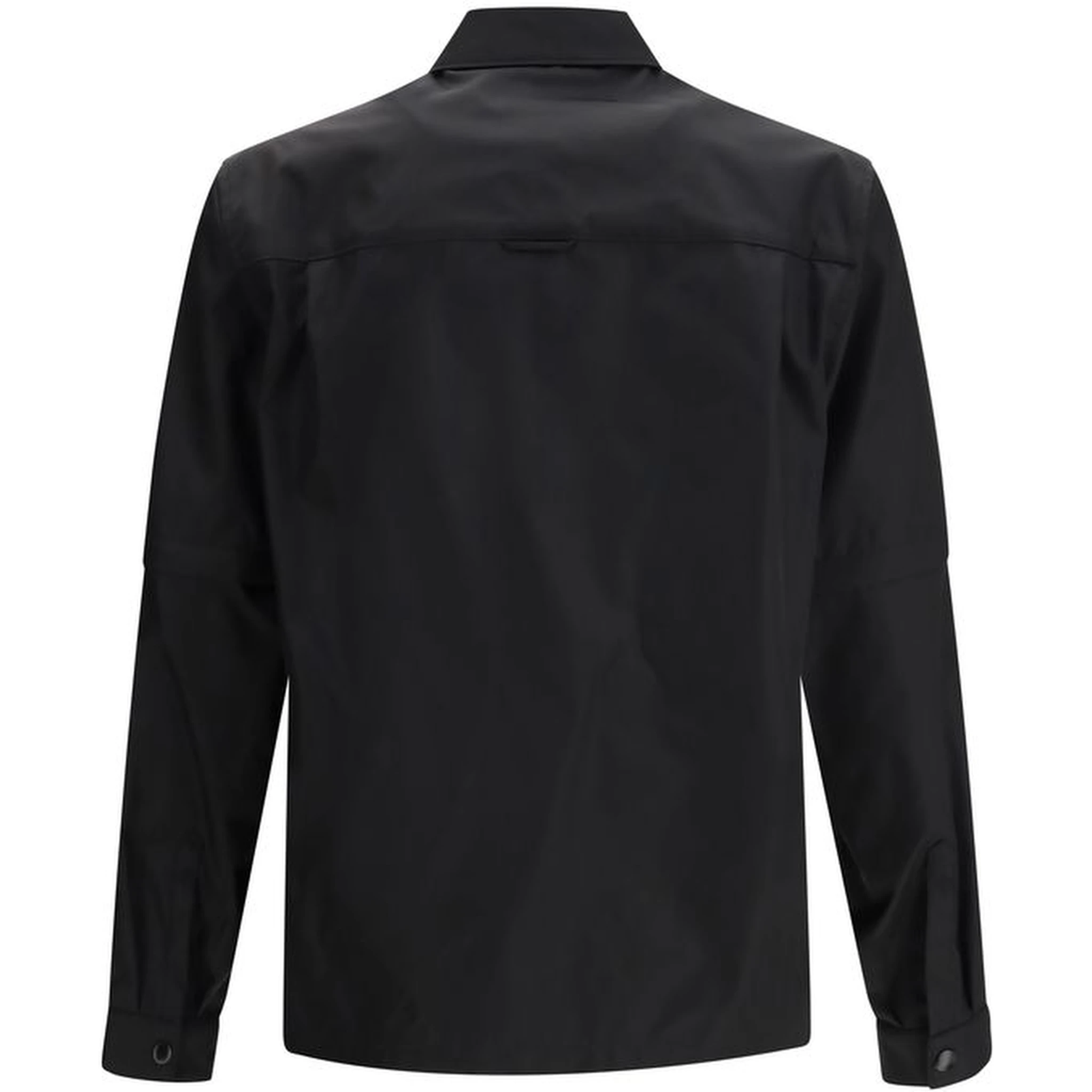 Black Recycled Polyamide Jackets And Coat