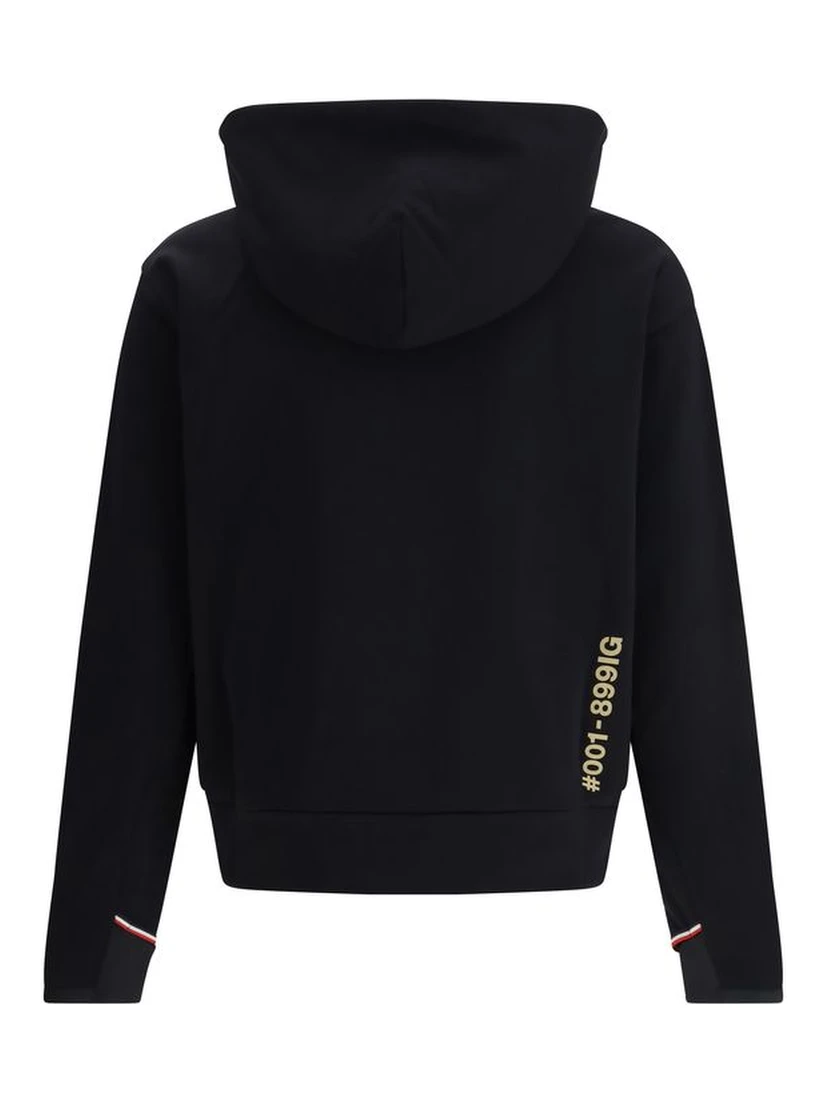 Black Polyester Sweatshirt