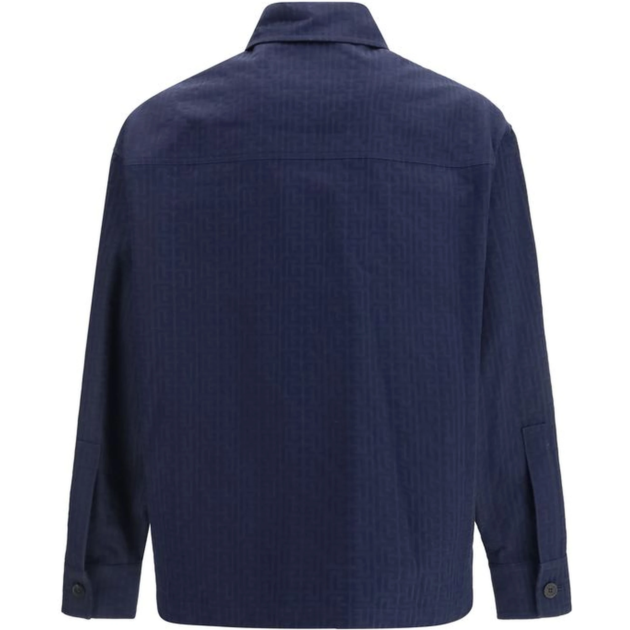 Blue Cotton Shell Jacket