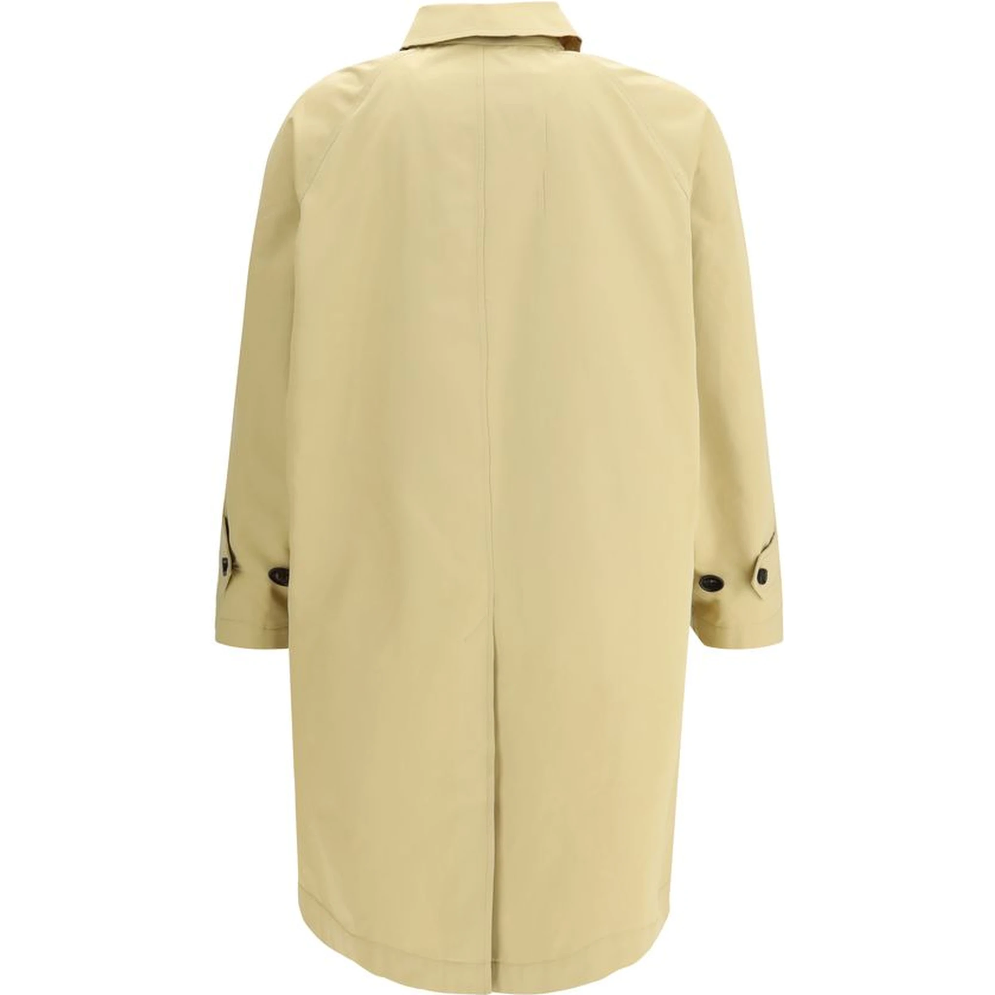 Beige Cotton Trench Coat