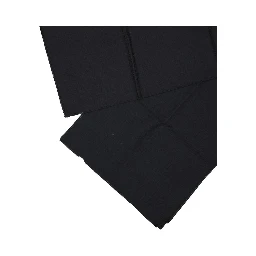 Black Virgin Wool Scarf