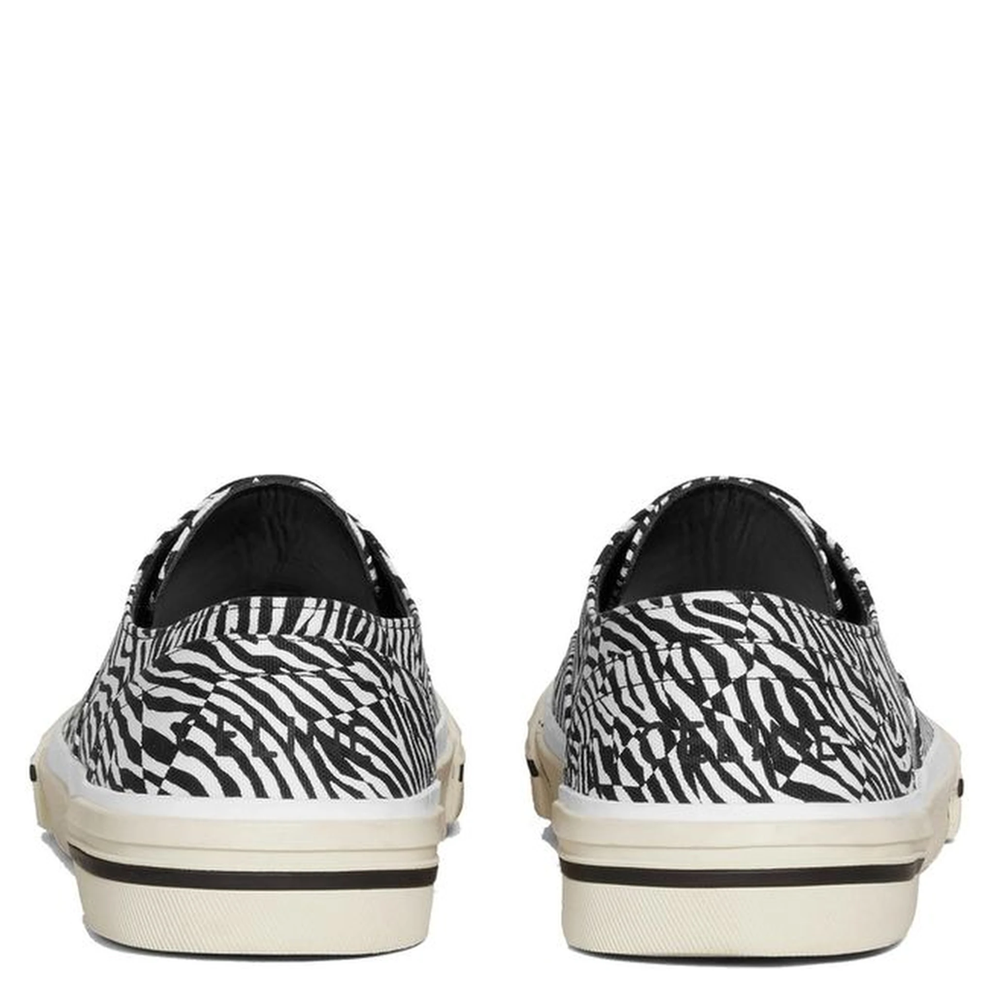 Black Canvas Low Top Sneakers