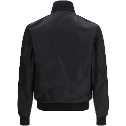 Black Fleece Wool Full-Length Jacket