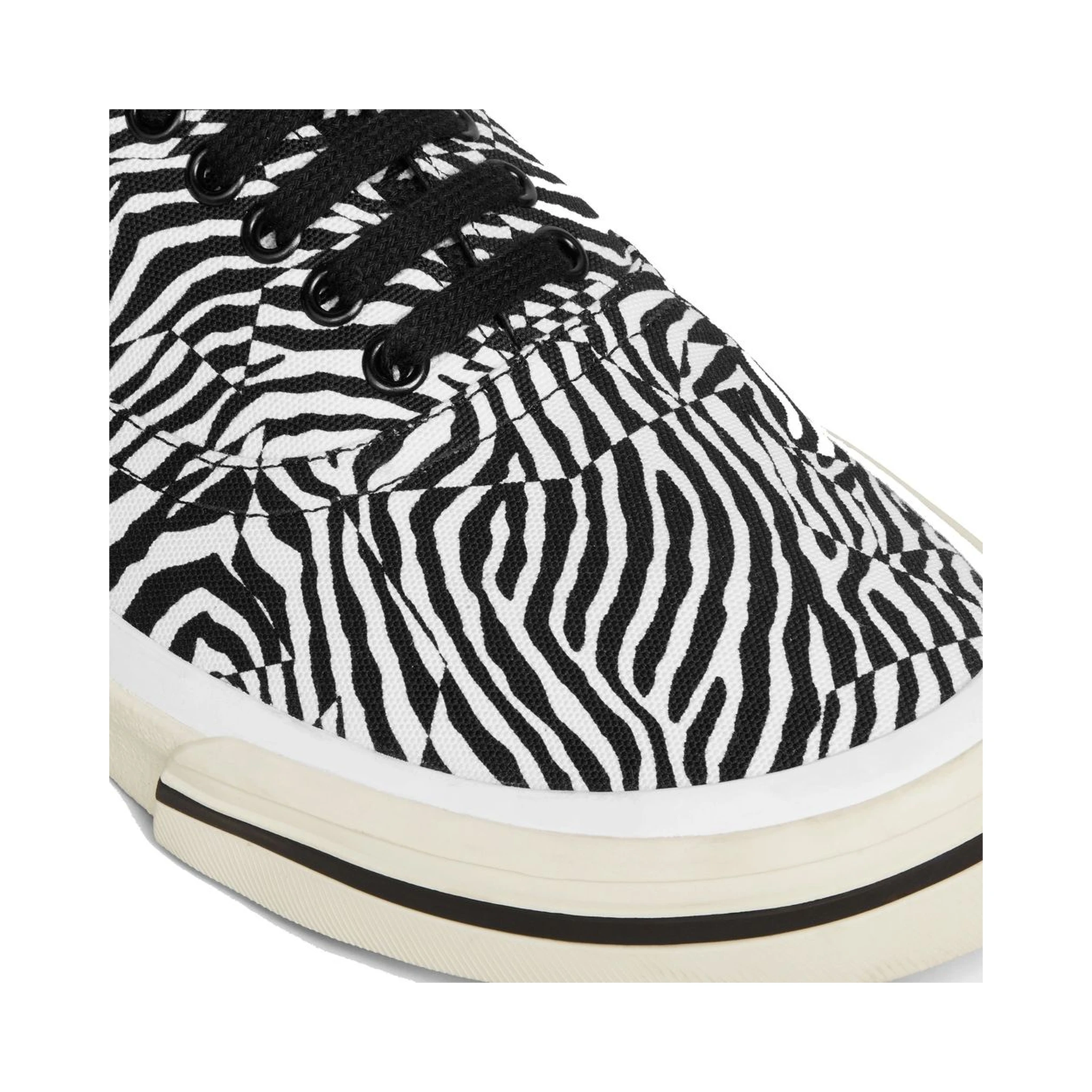 Black Canvas Low Top Sneakers