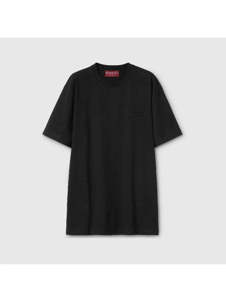 Cotton t-shirt with Horsebit