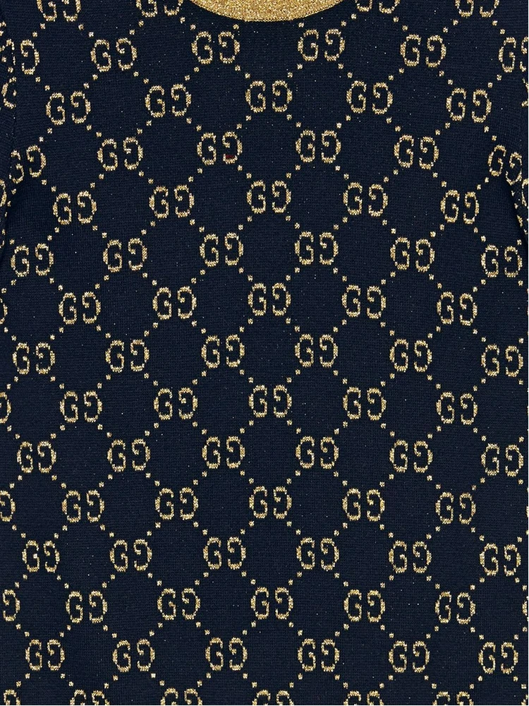 Crewneck knitwear in cotton GG alternative