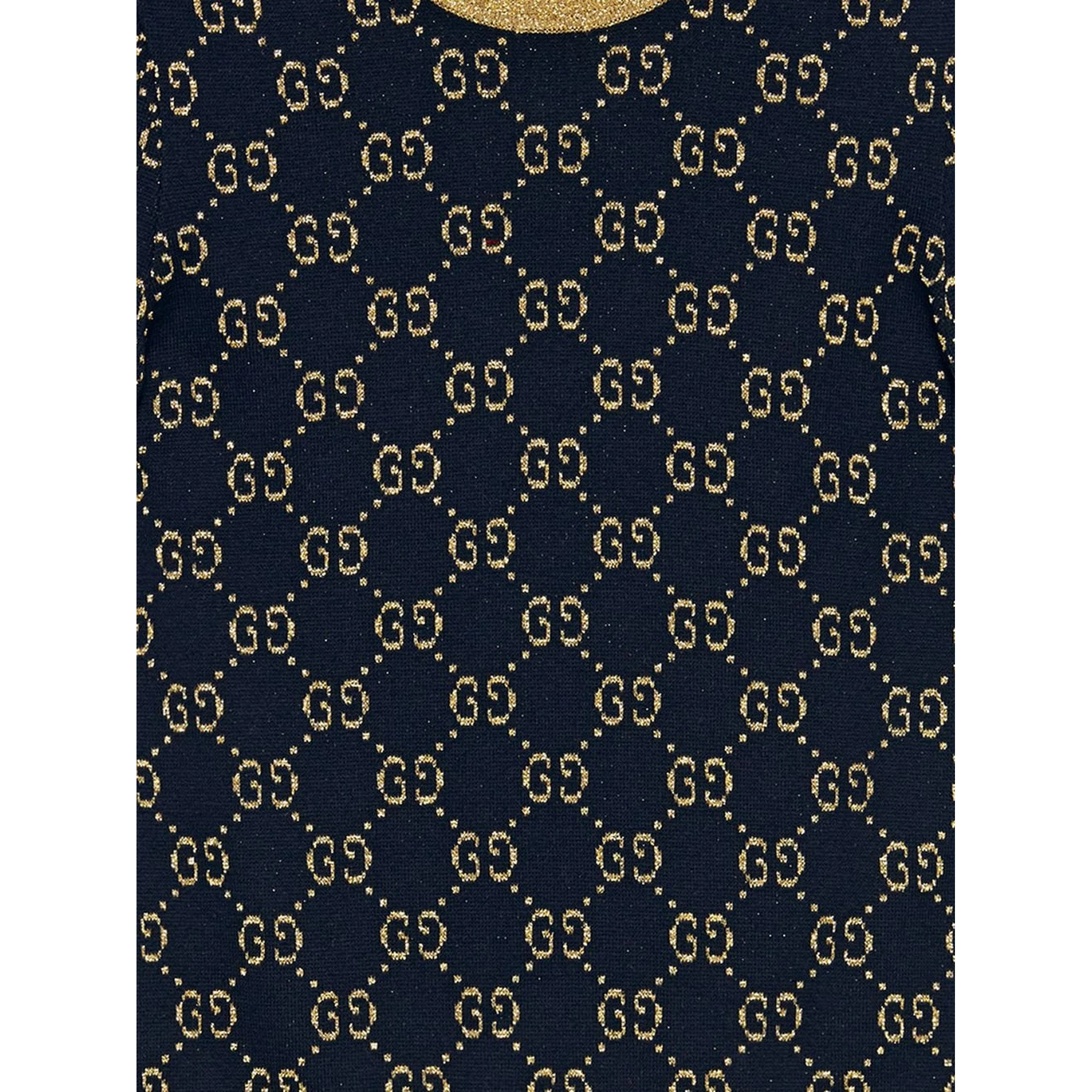 Crewneck knitwear in cotton GG