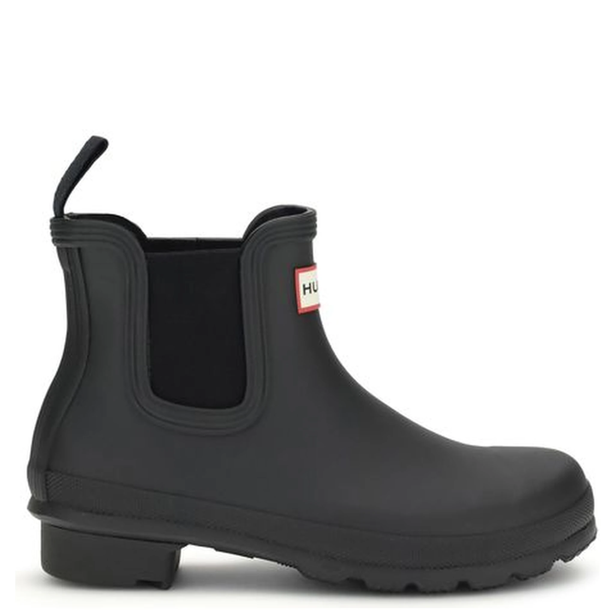 Black Rubber Ankle Boots