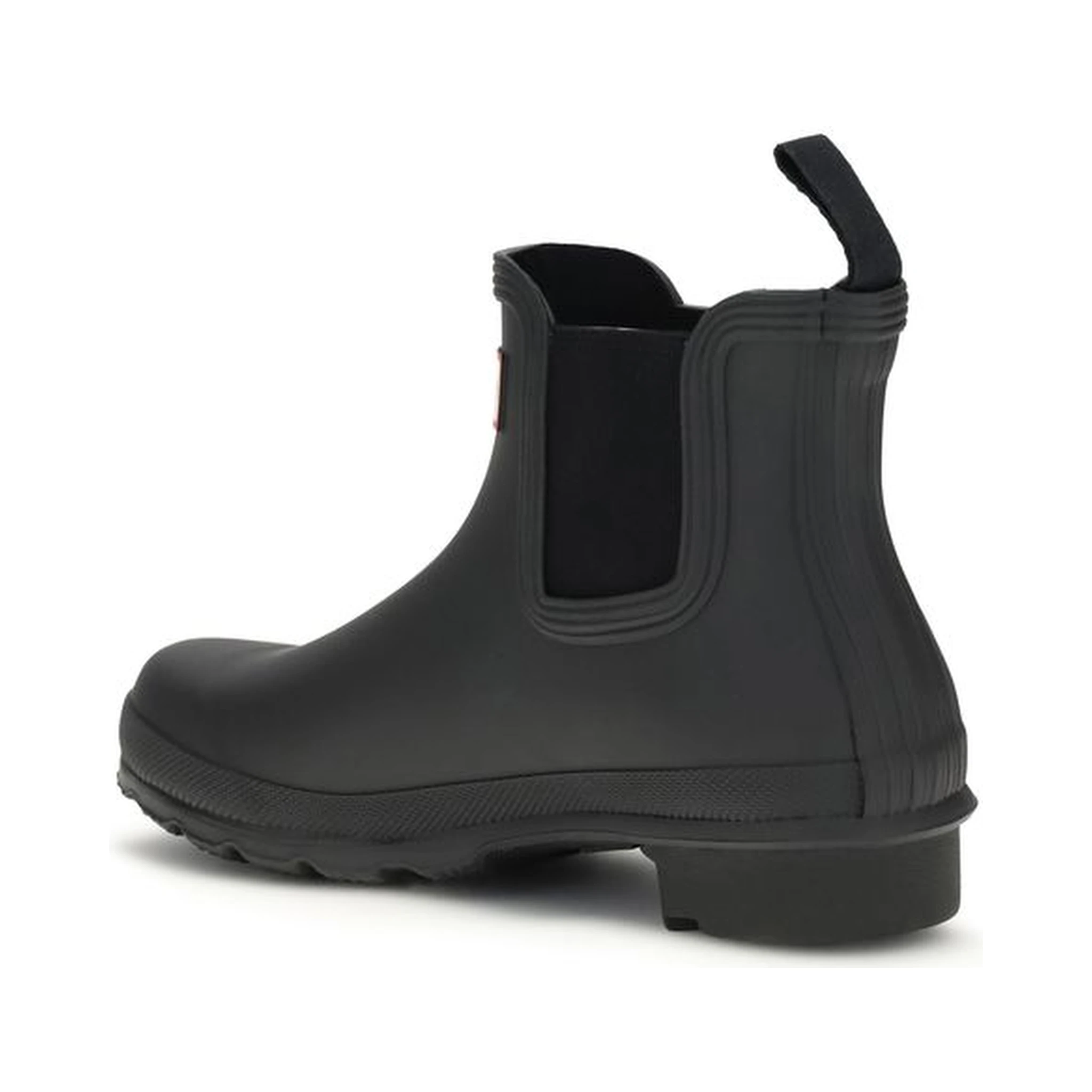 Black Rubber Ankle Boots