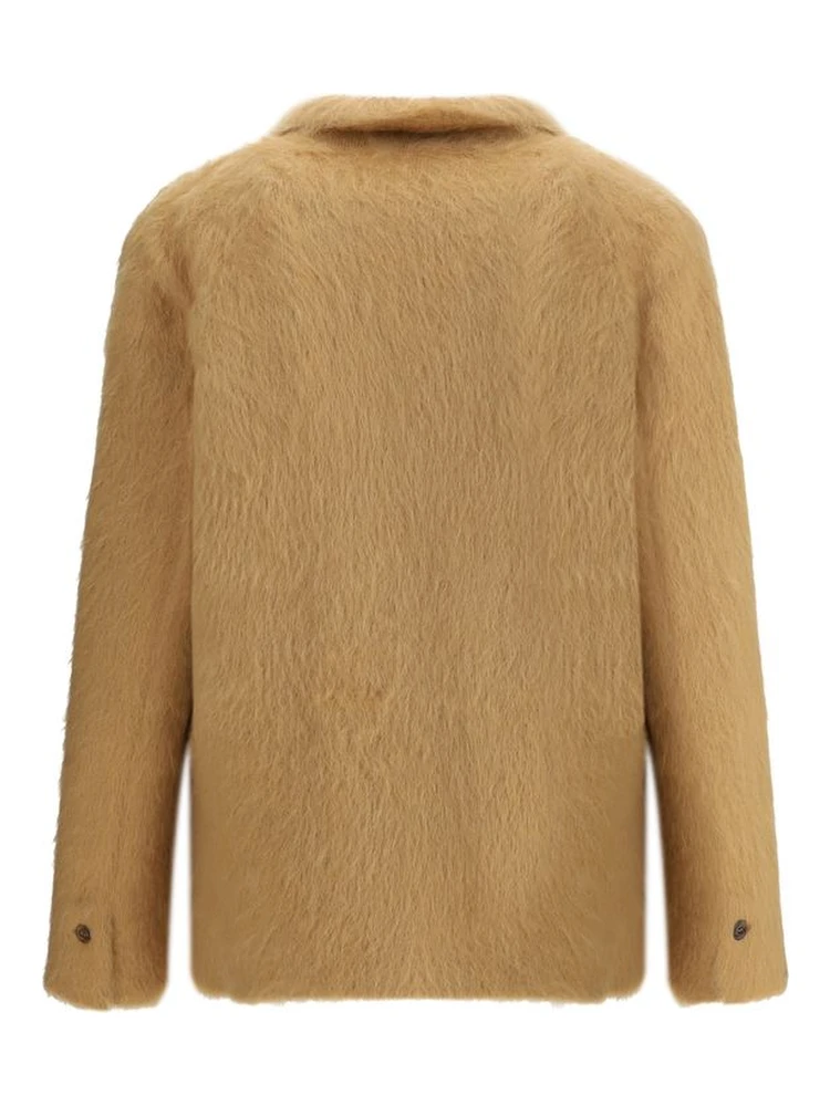 Beige Cashmere Coat alternative