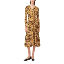 LONG DRESS WITH "ZEBRA" PRINT