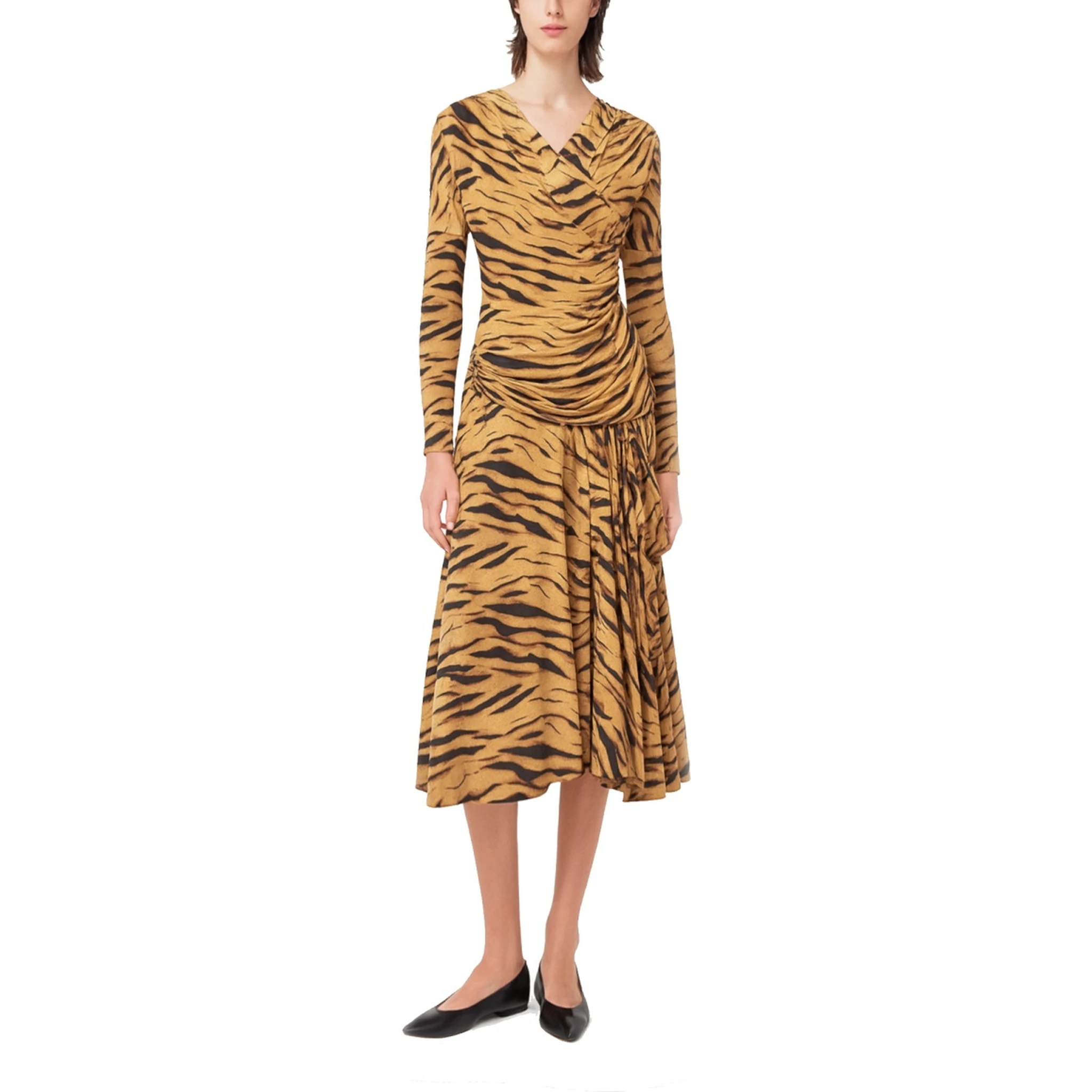 LONG DRESS WITH "ZEBRA" PRINT