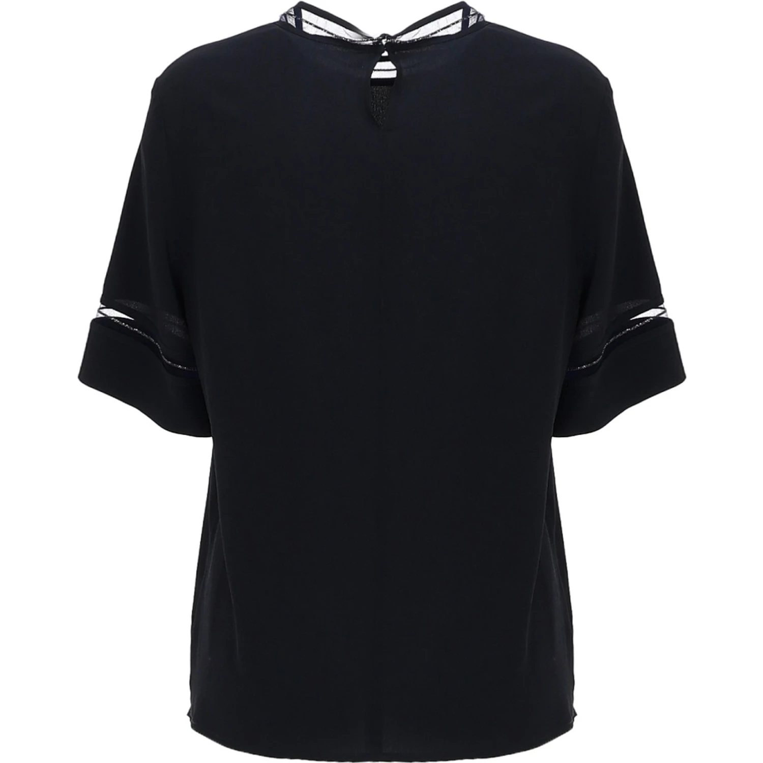 T-SHIRT WITH TRANSPARENT DETAILS