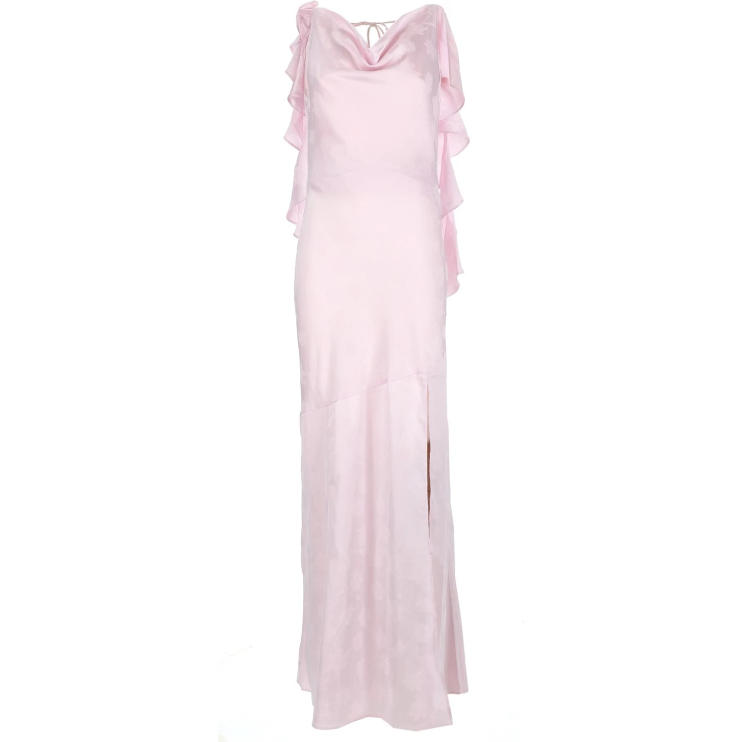 LONG "WATERFALL" DRESS