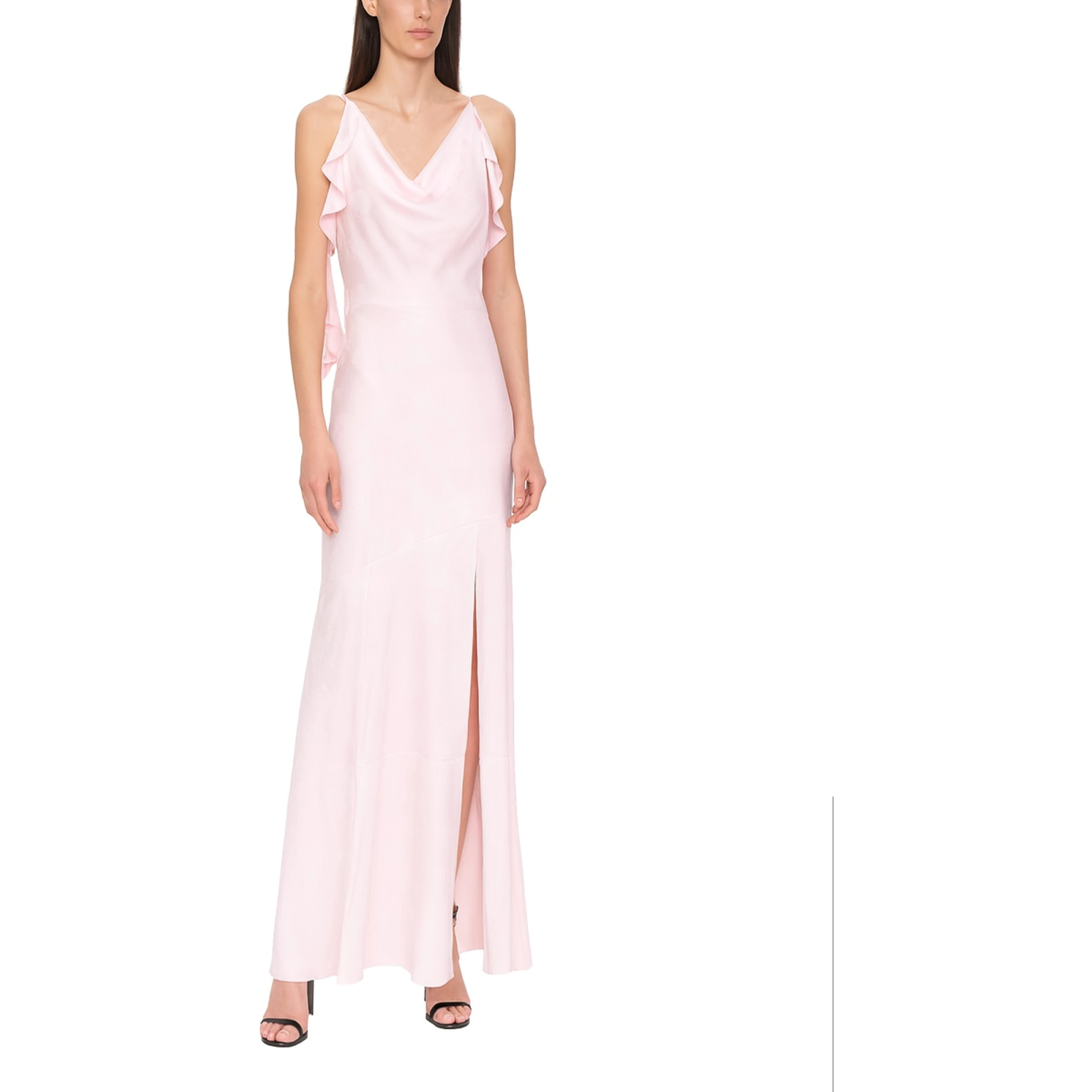 LONG "WATERFALL" DRESS