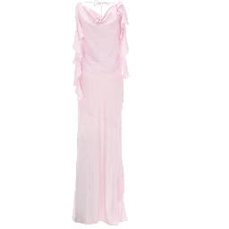 LONG "WATERFALL" DRESS