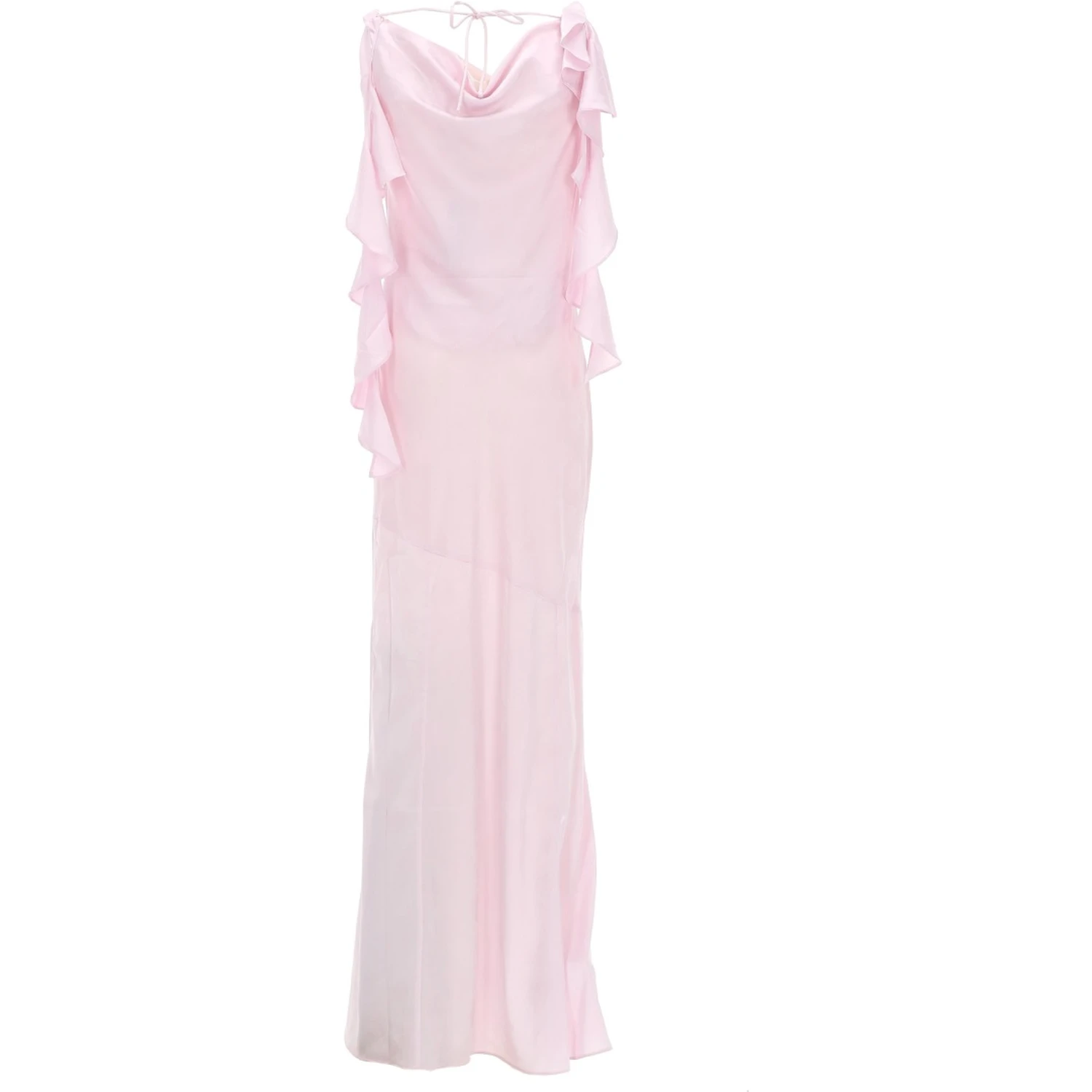 LONG "WATERFALL" DRESS