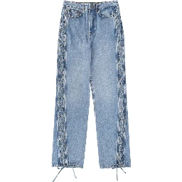 JEANS WITH LACES
