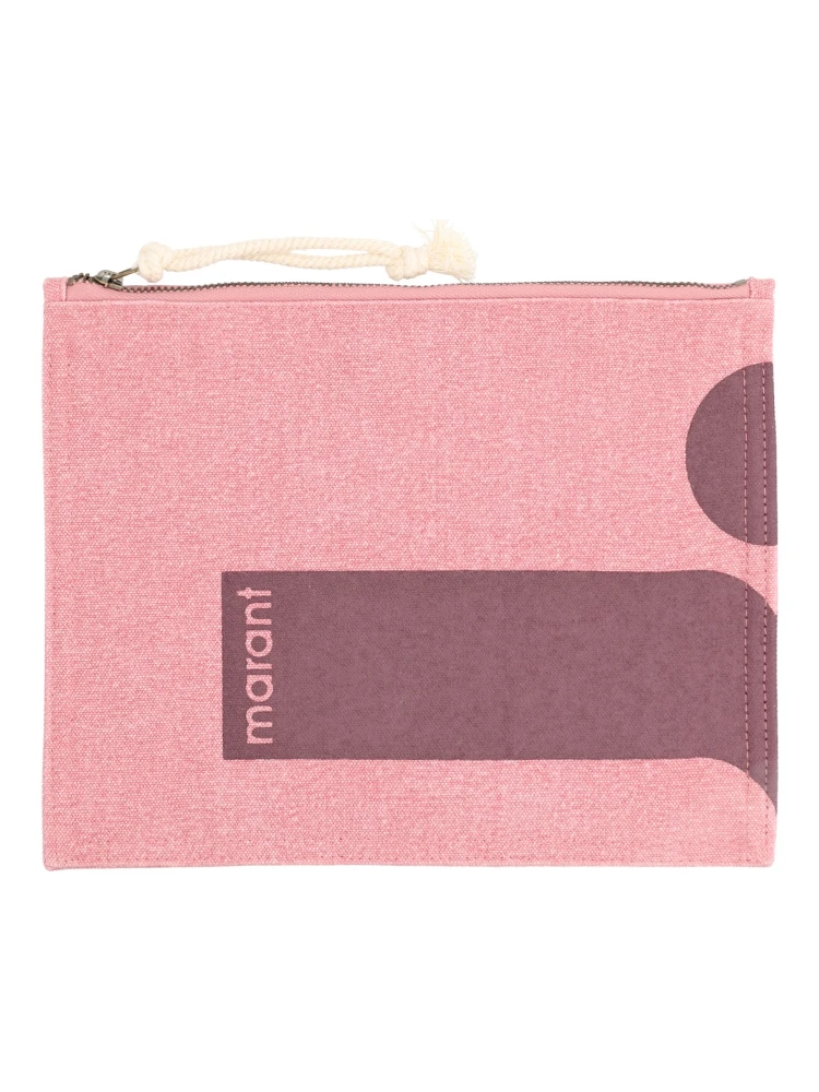 "NETIA" CLUTCH BAG WITH LOGO