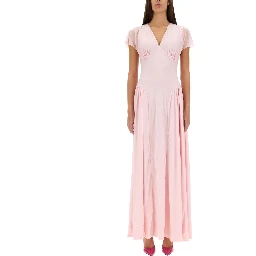 LONG DRESS WITH DRAPE