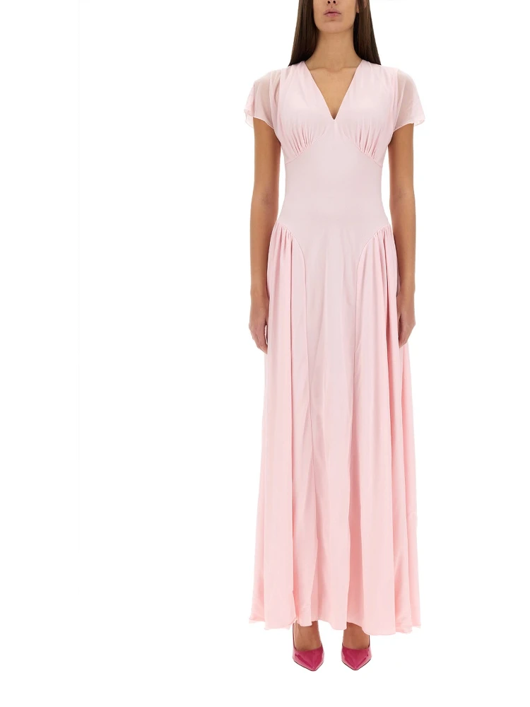 LONG DRESS WITH DRAPE