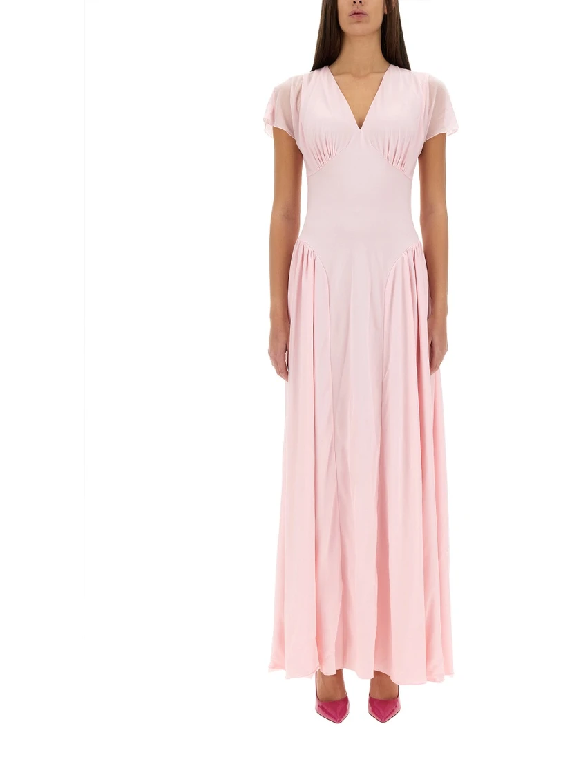 LONG DRESS WITH DRAPE