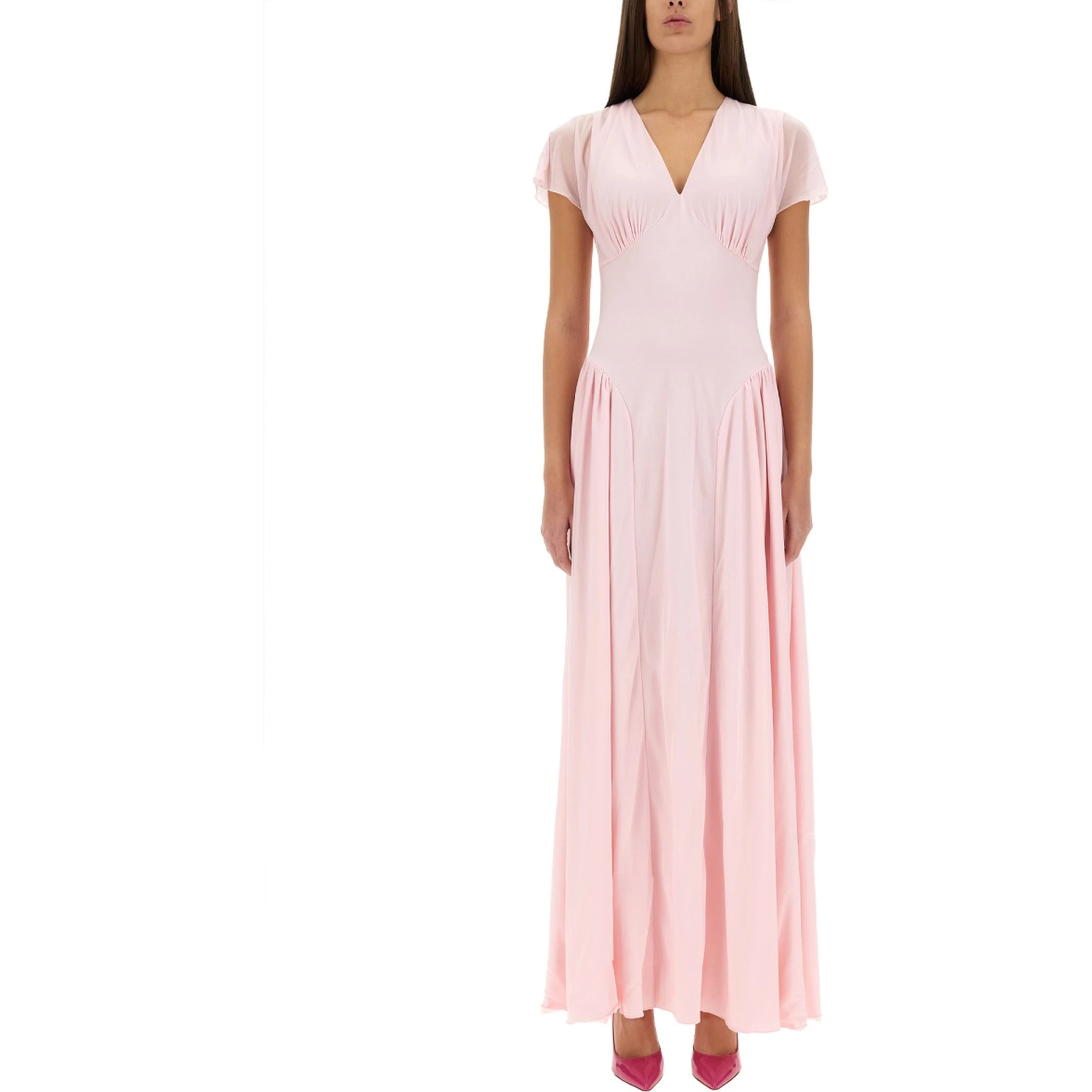 LONG DRESS WITH DRAPE